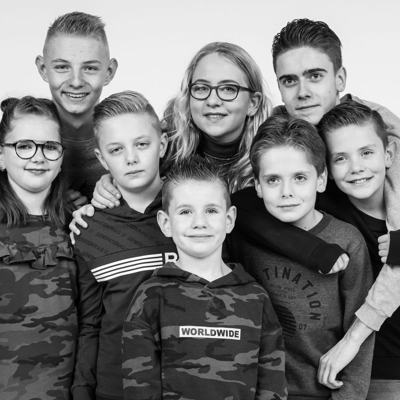 Studiokoudijs Kids fotoshoot